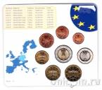 Германия набор евро 2005 в буклете (A)