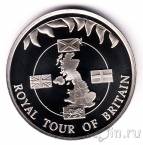 Фолклендские острова 50 пенсов 2002 Тур по Великобритании