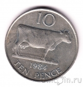 Гернси 10 пенсов 1984