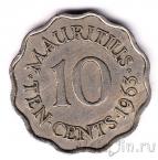 Маврикий 10 центов 1963