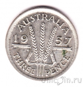 Австралия 3 пенса 1957