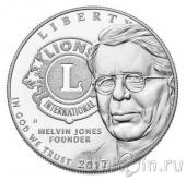 США 1 доллар 2017 Lions Clubs International (Proof)