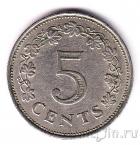 Мальта 5 центов 1972