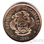 Сейшельские острова 5 центов 2016 Улитка