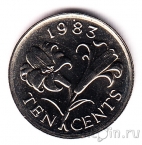Бермуды 10 центов 1983