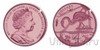 Британские Виргинские острова 1 доллар 2015 Фламинго (титан)
