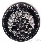 Тонга 50 сенити 1967 Коронация (proof)