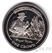 Гибралтар 1 крона 2005 Королевский визит