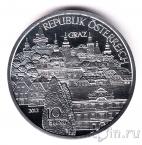 Австрия 10 евро 2012 Штирия (серебро)