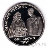 Гибралтар 1 крона 2007 Свадьба