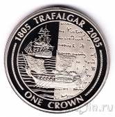 Гибралтар 1 крона 2005 Трафальгар