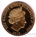 Тристан да Кунья 1 крона 2015 Освобождение Парижа