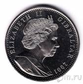 Гибралтар 1 крона 2001 Коронация