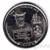 Гибралтар 1 крона 2001 Чарлз Дарвин