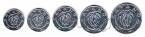 Катанга набор 5 монет 2017