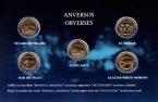 Аргентина набор 5 монет по 1 песо 2010 Территории (в блистере)
