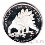 Гвинея-Бисау 10000 песо 1993 Стегозавр