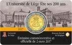 Бельгия 2 евро 2017 Университет Льеж