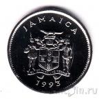 Ямайка 5 центов 1992-93 Крокодил