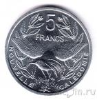 Новая Каледония 5 франков 2016
