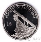 Палау 1 доллар 2002 Киты