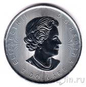 Канада 2 доллара 2017 Волк на фоне луны