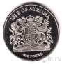 Остров Строма набор 3 монеты 1 фунт 2017 Кошки