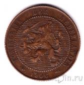 Нидерланды 2 1/2 цента 1906