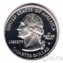 США 25 центов 2002 Mississippi  (S, серебро)