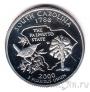 США 25 центов 2000 South Carolina (S, серебро)