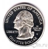 США 25 центов 2007 Utah (S, серебро)