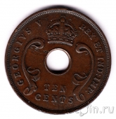 Британская Восточная Африка 10 центов 1924