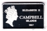 Остров Кэмпбелл 10 долларов 2017 Большой баклан