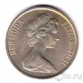 Бермуды 25 центов 1970