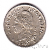 Аргентина 5 сентаво 1940