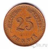 Финляндия 25 пенни 1940 (Cu)