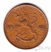 Финляндия 25 пенни 1940 (Cu)
