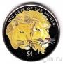 Сьерра-Леоне 1 доллар 2001 Лев и львица (цветная)