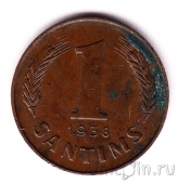 Латвия 1 сантим 1938