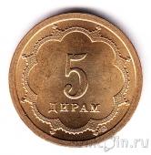 Таджикистан 5 дирам 2001