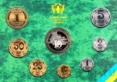 Украина набор 7 монет и жетон 2008 10 лет монетному двору