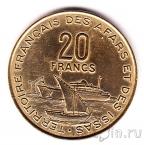 Французская Территория Афаров и Исса 20 франков 1975