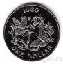 Бермуды 1 доллар 1989 Бабочки
