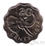Свазиленд 20 центов 1974