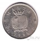 Мальта 25 центов 1998