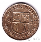 Маврикий 1 рупия 1950