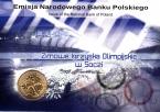 Польша 2 злотых 2014 Олимпиада в Сочи (в буклете)