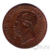 Италия 10 чентезими 1862 (М)