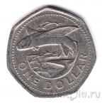 Барбадос 1 доллар 1998 Летучая рыба