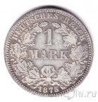 Германская Империя 1 марка 1875 (A)